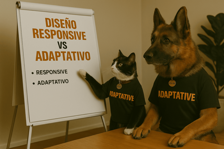 Diseño adaptativo vs responsive